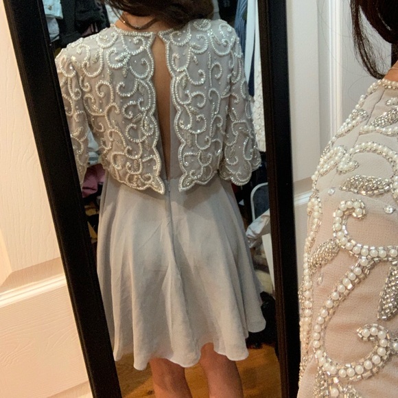 ASOS Pearl Mini Dress - size 4 - Picture 5 of 9